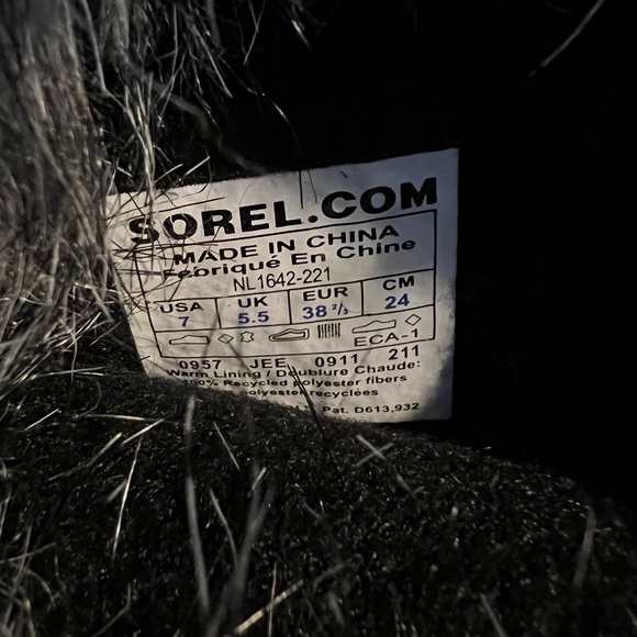 Sorrel Women’s tall winter boots. Size 7. - Picture 6 of 8